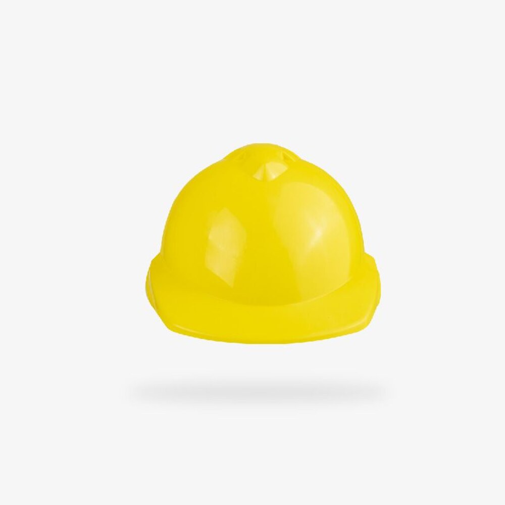 Vista frontal del casco Milenium Class amarillo