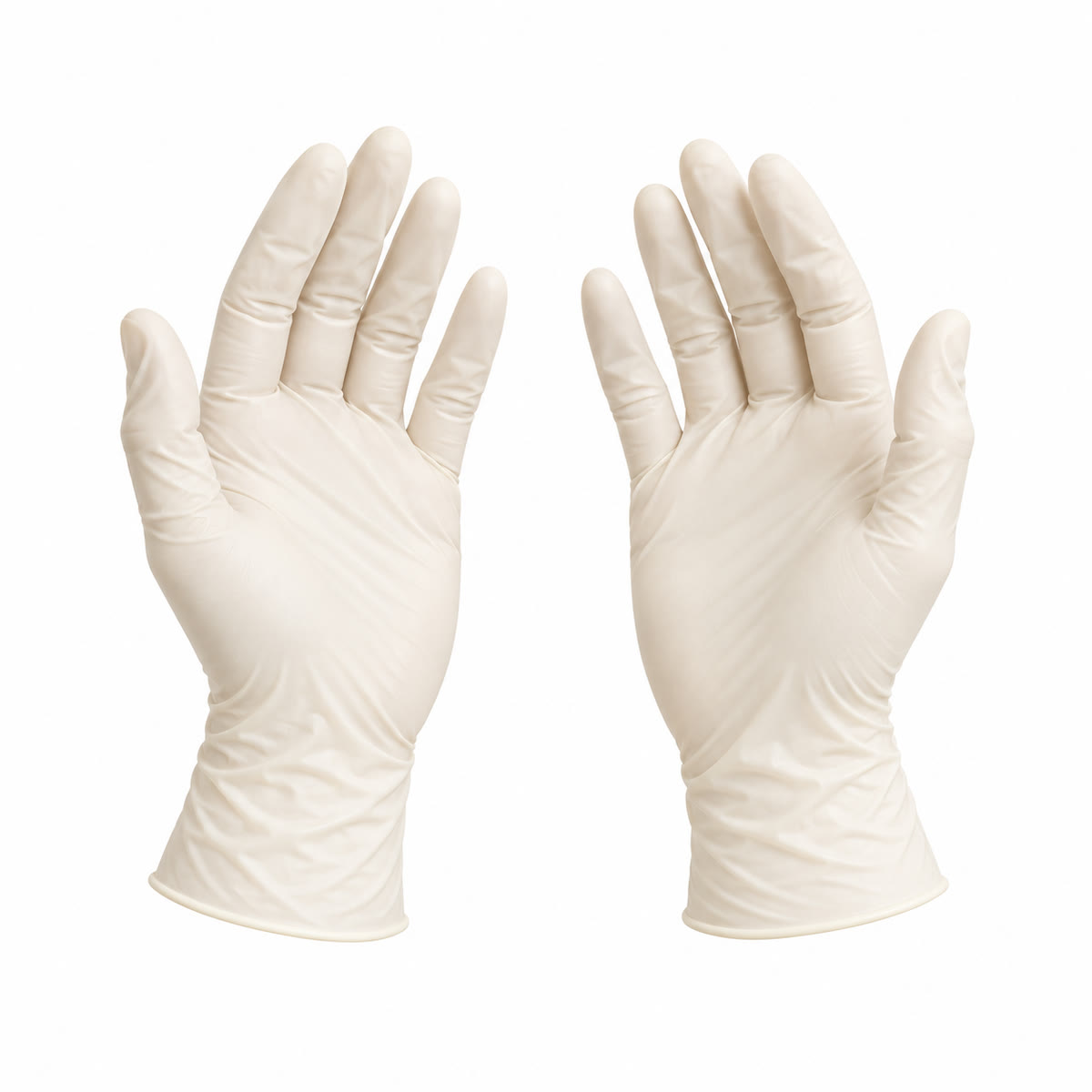 Vista flexible de los Guantes de Látex para Examinación