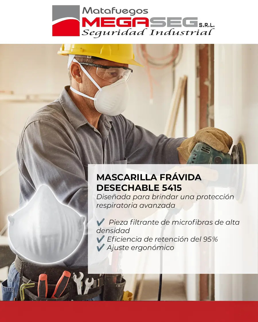 Resumen de beneficios de la Mascarilla Frávida Desechable 5415