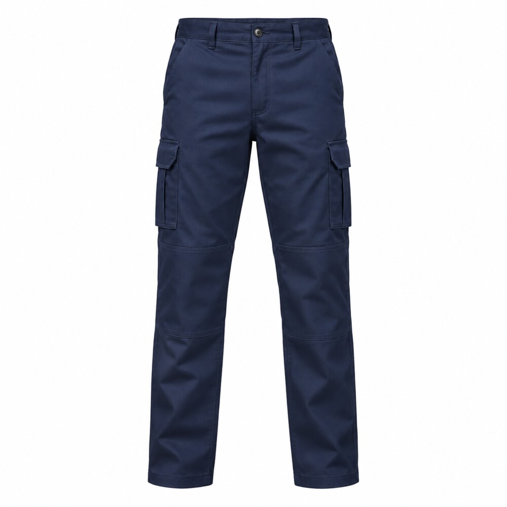 Pantalón OMBU Cargo azul oscuro con bolsillos laterales