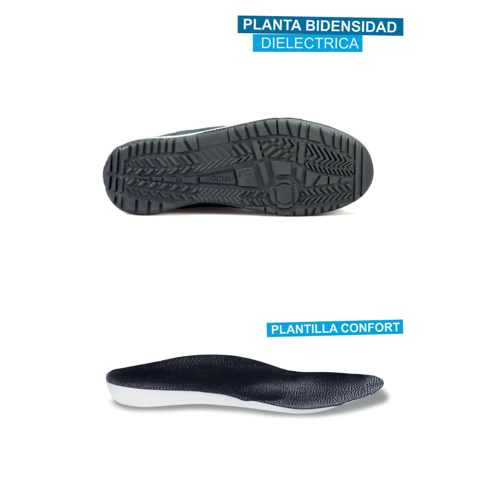 Planta bidensidad dieléctrica y plantilla confort de la zapatilla OMBU Sneaker Pro